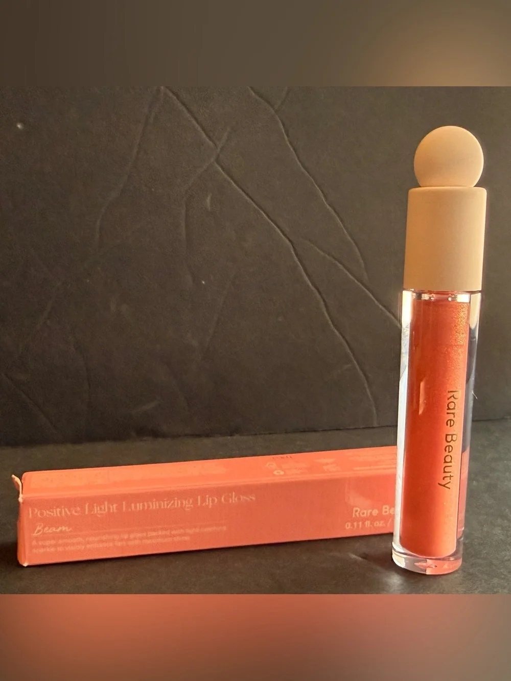 NEW Rare Beauty Positive Light Luminizing Lip Gloss Beam 3.3mL 0.11 Oz NIB